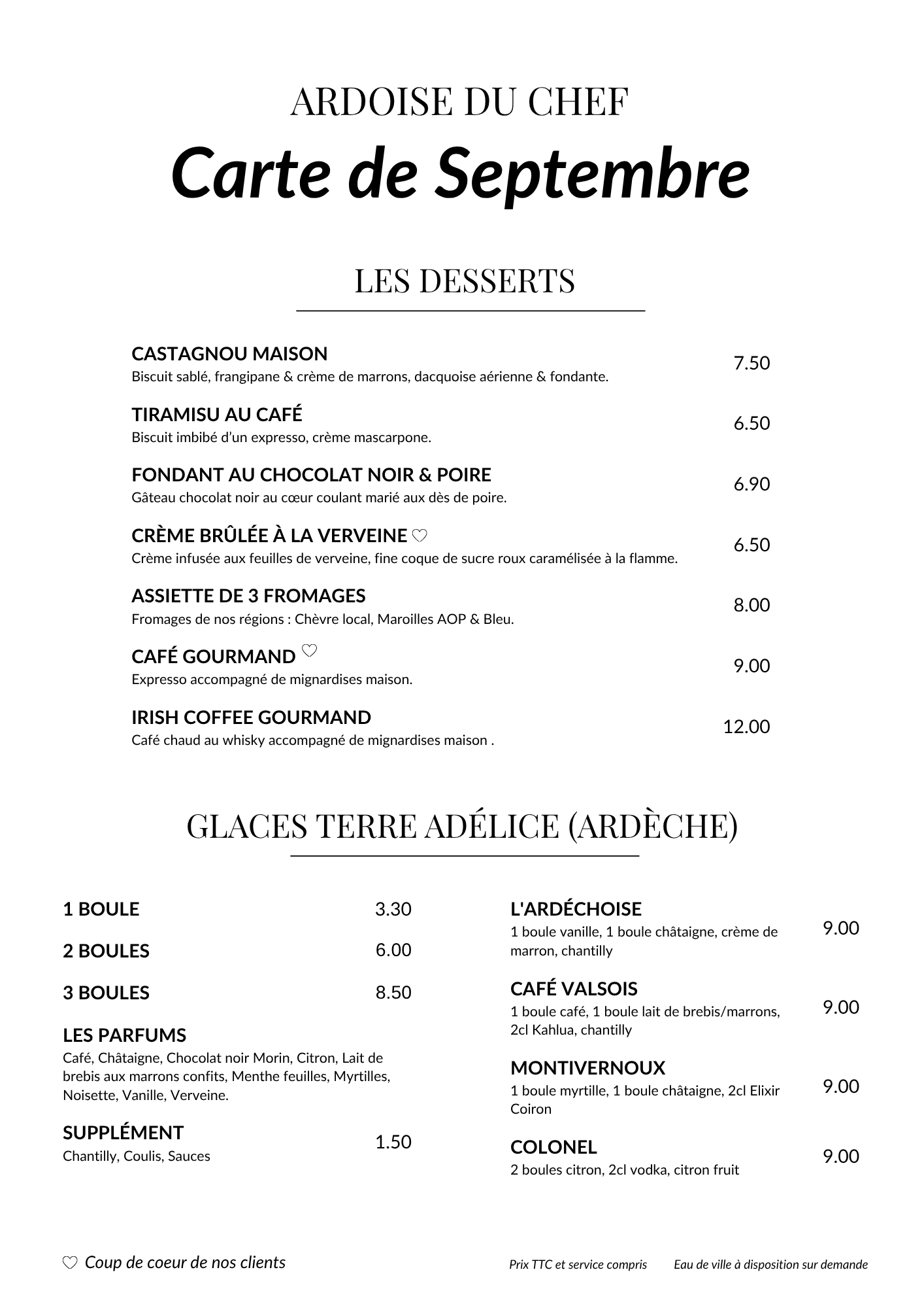 Desserts